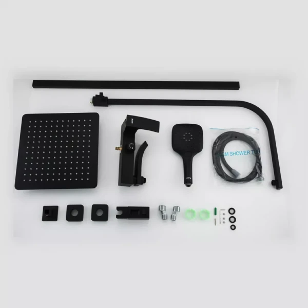 Душевая система GAPPO G2407-6 черная с переключателем на лейку 3 функции