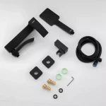 Змішувач для ванни GAPPO G3207-6, чорний