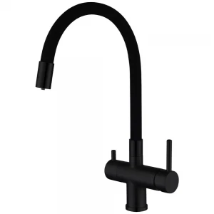 Смеситель для кухни GAPPO G4398-36 с гибким изливом черный