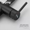 Смеситель для кухни GAPPO G4398-36 с гибким изливом черный