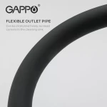 Смеситель для кухни GAPPO G4398-36 с гибким изливом черный