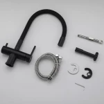 Смеситель для кухни GAPPO G4398-36 с гибким изливом черный