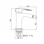 Смеситель для биде GAPPO G5007-6 черный