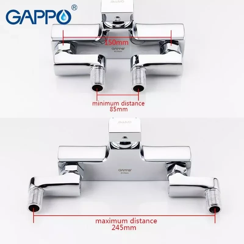 Комплект эксцентриков GAPPO G70-2 для подключения смесителя