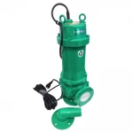 Насос дренажно-фекальный SHIMGE 50WQD1.5QG с ножом, максимальная высота подъема 16 м, максимальная производительность 417 л/мин.