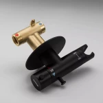 Гигиенический душ GAPPO G7290-6 с черным термостатом с крючком