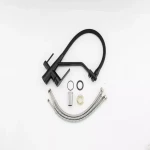 Смеситель для кухни FRAP F4374-6 черный для двух вод