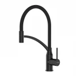 Смеситель для кухни FRAP F4552-6 с гибким изливом черный