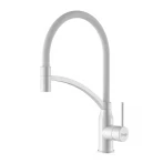 Смеситель для кухни Frap F4552-8 с гибким изливом, белый