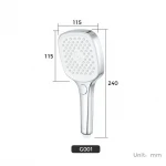 Ручной душ GAPPO G001 3-режимный белый/хром