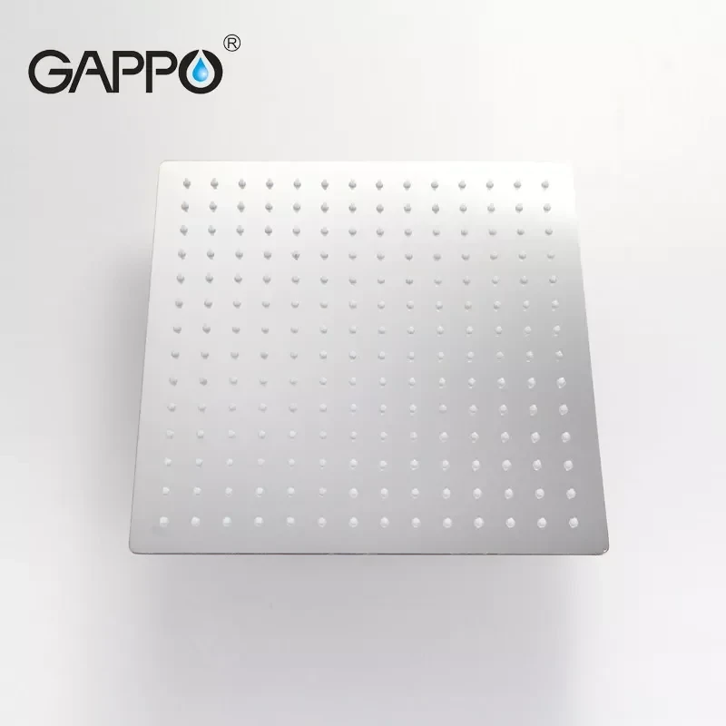 Тропический душ GAPPO G28 200x200 мм нержавеющая сталь хромированная