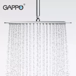 Тропический душ GAPPO G28 200x200 мм нержавеющая сталь хромированная