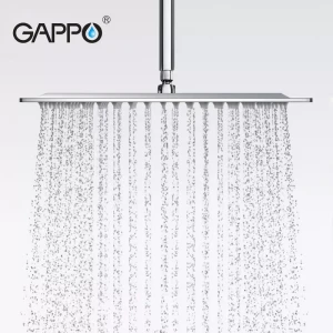 Тропический душ GAPPO G28 200x200 мм нержавеющая сталь хромированная