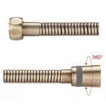 Душовий шланг GAPPO G45-4, латунь, 1500 мм, бронза