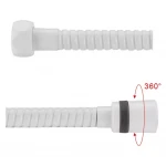 Душевой шланг GAPPO G45-8 1500 мм латунный белый.