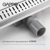 Линейный трап для душа GAPPO G83007-3 70x300 мм из нержавеющей стали