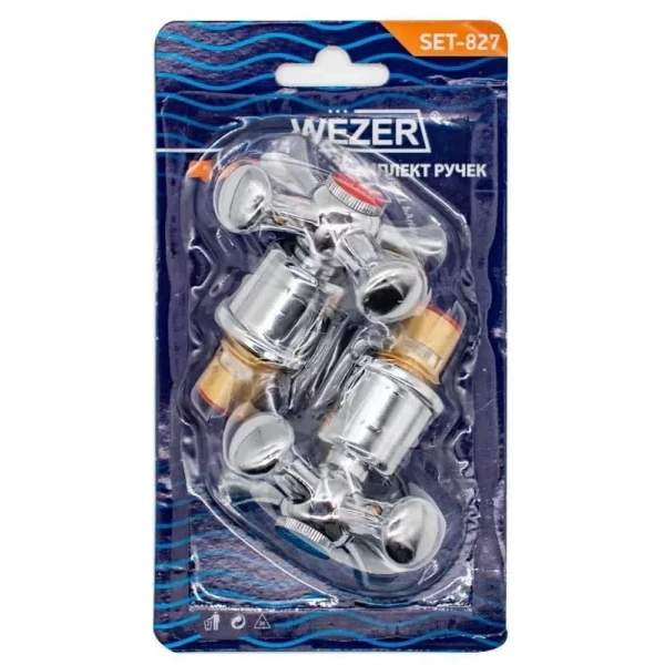 Комплект ручек для смесителя WEZER SET-827 с керамической кран-буксой