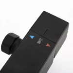 Душевая система GAPPO G2417-60 термостатическая черная с переключателем на лейку