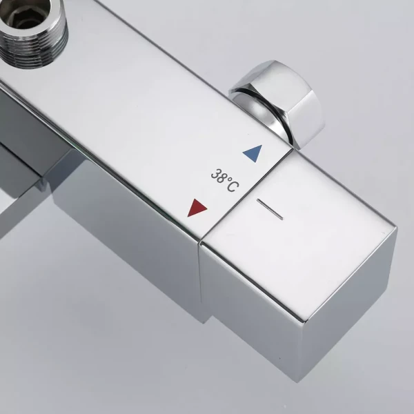 Душевая система с термостатом GAPPO G2418-40 хромированная с переключателем на лейку