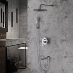 Встраиваемая душевая система GAPPO G7199-30 с 3 функциями с изливом-переключателем на лейку нержавеющая сталь