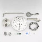 Встраиваемая душевая система GAPPO G7199-30 с 3 функциями с изливом-переключателем на лейку нержавеющая сталь