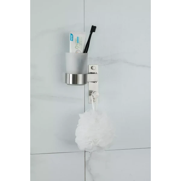 Стакан для зубных щеток FRAP F30406 нержавеющая сталь.