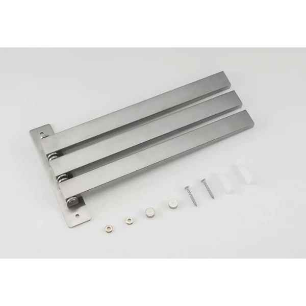 Полотенцедержатель поворотный FRAP F30413 на 3 нержавеющая сталь 278 мм