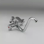 Душова система FRUD R24154, поворотний вилив - перемикач на лійку/душ, 3 режими, хром