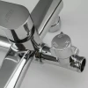 Душевая система FRUD R24154 с поворотным изливом-переключателем на лейку/душ, 3 режима, хромированная