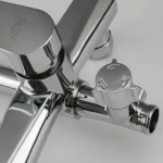 Душова система FRUD R24154, поворотний вилив - перемикач на лійку/душ, 3 режими, хром