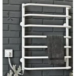 Полотенцесушитель электрический DEFFI Стандарт 500x600 60 Вт левый белый