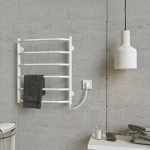 Полотенцесушитель электрический DEFFI Трапеция 500x600 60 Вт правая белая