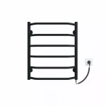 Полотенцесушитель электрический DEFFI Трапеция 500x600 60 Вт правая черная