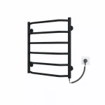 Полотенцесушитель электрический DEFFI Трапеция 500x600 60 Вт правая черная