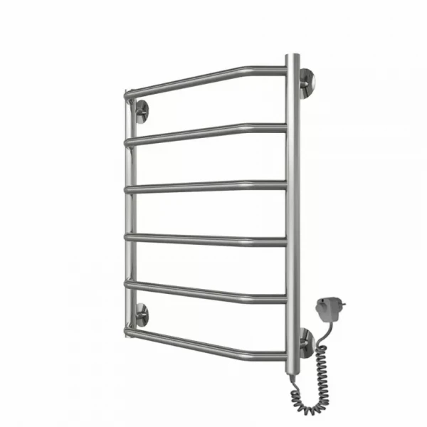 Полотенцесушитель электрический DEFFI Трапеция 500x600 95 Вт хромированная правая