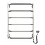 Полотенцесушитель электрический DEFFI Трапеция 500x600 95 Вт хромированная правая