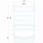 Полотенцесушитель водяной DEFFI Отель 500x700 мм