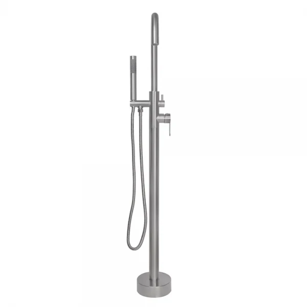 Напольный смеситель для ванны WEZER EKO19A-01 нержавеющая сталь