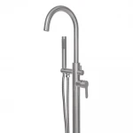 Напольный смеситель для ванны WEZER EKO19A-01 нержавеющая сталь