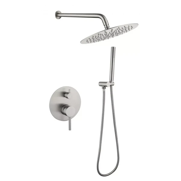 Душевая система WEZER EKO17В-01 встроена с переключателем на лейку, 2 функции