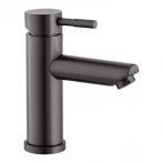 Смеситель для умывальника WEZER EKO1A-01-BLACK черный