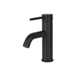 Смеситель для умывальника WEZER EKO1C-01-BLACK нержавеющая сталь