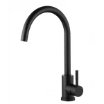 Смеситель для кухни WEZER EKO4A-01-BLACK черный