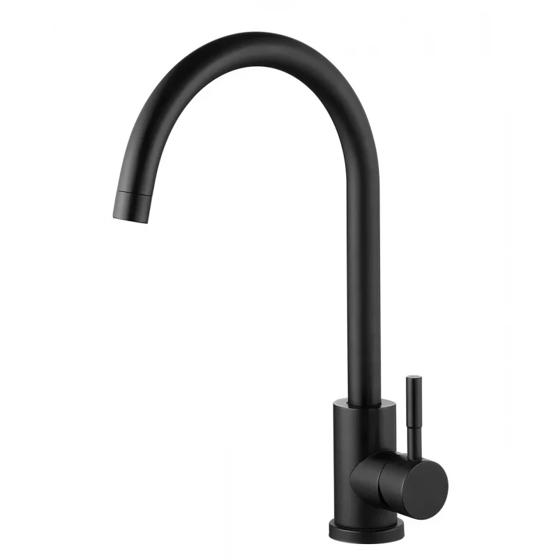 Смеситель для кухни WEZER EKO4A-01-BLACK черный