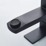 Смеситель для умывальника WEZER PRO1-02-BLACK черный