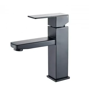 Смеситель для умывальника WEZER PRO1-02-BLACK черный