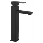 Смеситель для умывальника WEZER PRO11-02-BLACK высокий