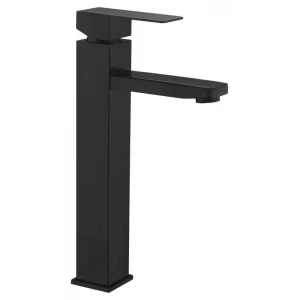 Смеситель для умывальника WEZER PRO11-02-BLACK высокий