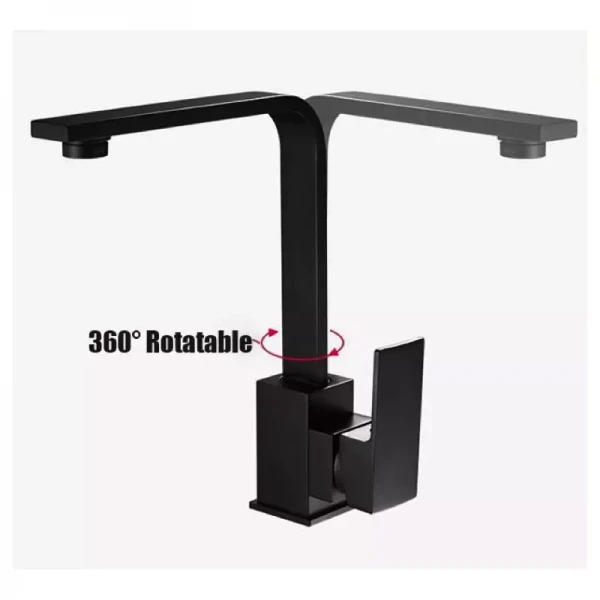 Смеситель для кухни WEZER PRO4A-02-BLACK черный