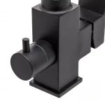 Смеситель для кухни WEZER PRO4C-02-BLACK нержавеющая сталь черный для двух вод